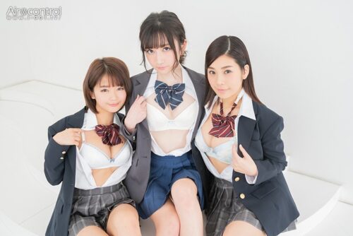 【VR】VGF ヴァーチャルガールフレンド 清水楓、藤田もも、内田瑞穂【制服＆ブルマで3人と教室でイチャイチャ】