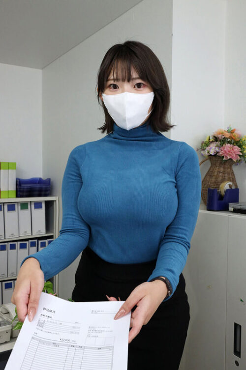 【VR】謝罪の乳嬲り。圧倒的おっぱいを持つシャイで口下手な事務員に反省と羞恥の性奉仕を強要するクズ先輩な僕。事務担当（派遣社員） 桜野さん