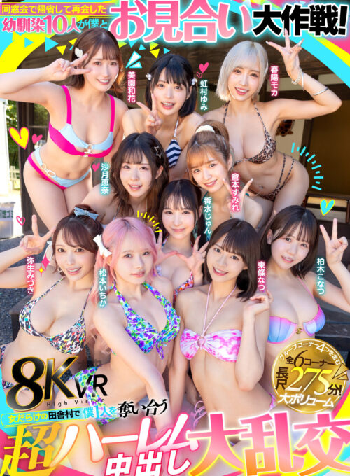 【VR】ドキッ！水着ポロリあり！女だらけの中出しバトルロワイヤル 僕との中出しSEXできる権利をかけて12人の女の子がガチンコ勝負！！